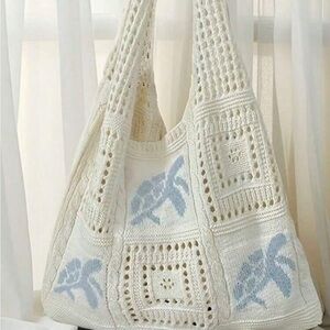 NWT| Handcrafted Crochet tote bag